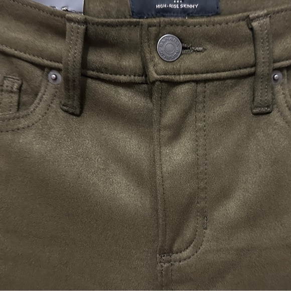 175 Banana Republic | NWT Women’s Olive Green High-Rise Skinny Pants (Size 25/0) - Picture 8 of 13